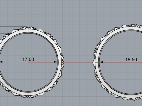 Wedding ring model 887 3D Print Model