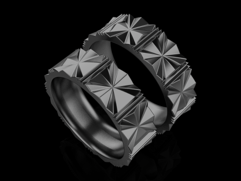 Wedding ring model 887 3D Print Model