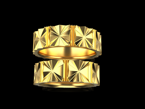 Wedding ring model 887 3D Print Model