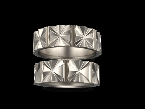 Wedding ring model 887 3D Print Model