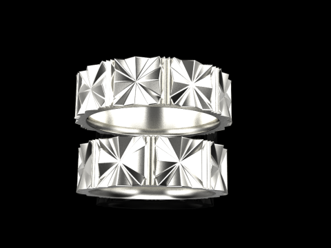 Wedding ring model 887 3D Print Model