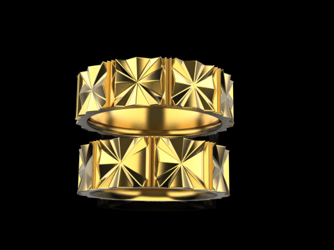 Wedding ring model 887 3D Print Model