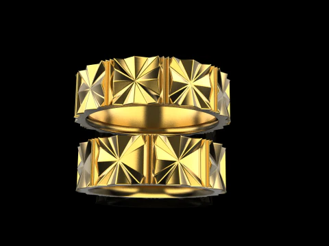 Wedding ring model 887 3D Print Model