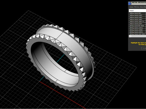 Wedding rings model 886 3D Print Model