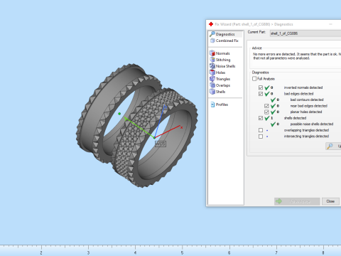 Wedding rings model 886 3D Print Model