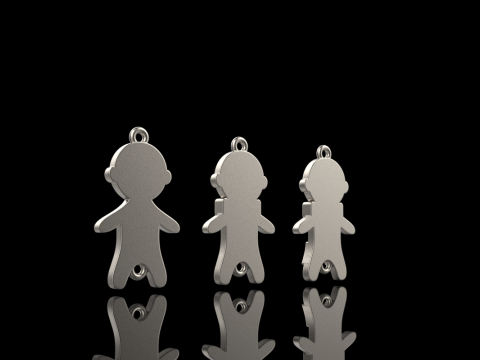 Family pendant boy model 882 Modelo de impresión 3D