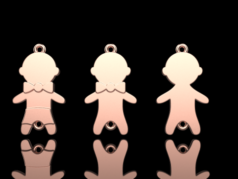 Family pendant boy model 882 Modelo de impresión 3D