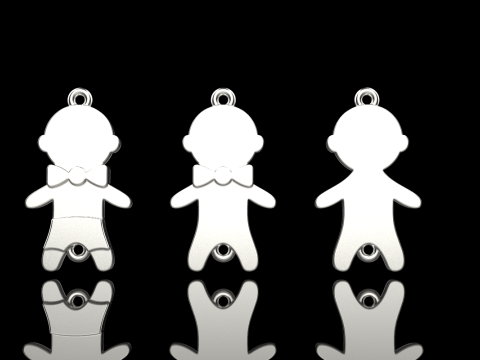 Family pendant boy model 882 Modelo de impresión 3D
