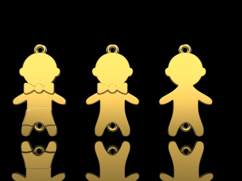 Family pendant boy model 882 Modelo de impresión 3D