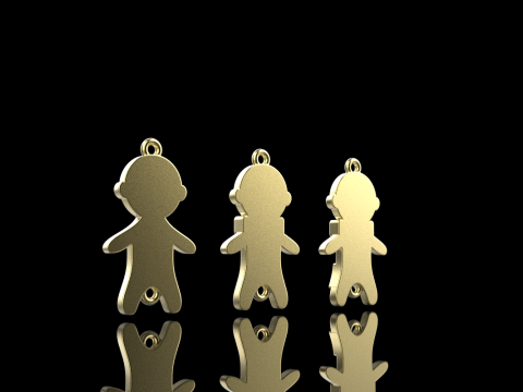Family pendant boy model 882 Modelo de impresión 3D
