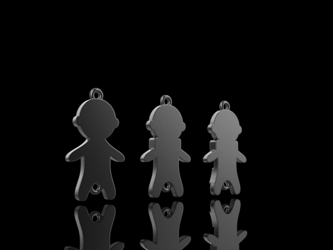 Family pendant boy model 882 Modelo de impresión 3D
