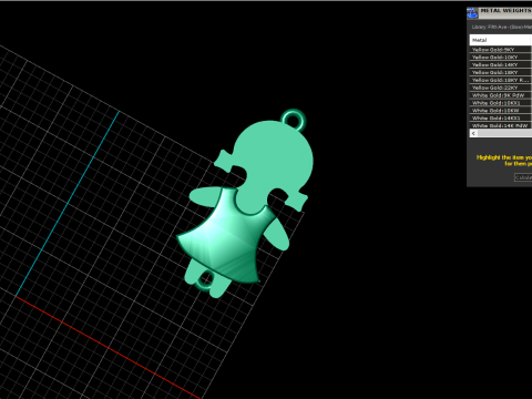 Family pendant girl model 881 3D Print Model