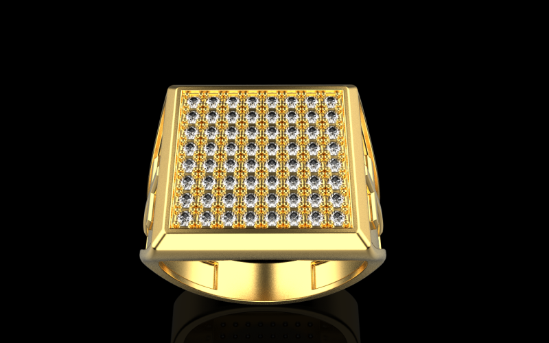 Signet ring with cross model 878 Modelo de Impressão 3D .c4d .max .obj .3ds .fbx .stl .blend 