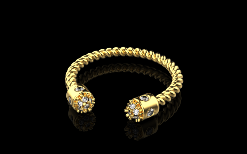 Ring model 874 3D 프린트 모델 .c4d .max .obj .3ds .fbx .stl .blend 