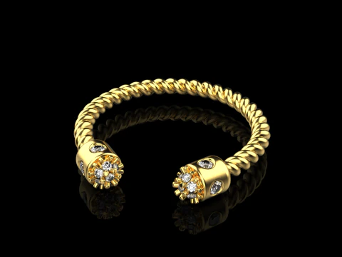 Model cincin 874 Model Cetak 3D