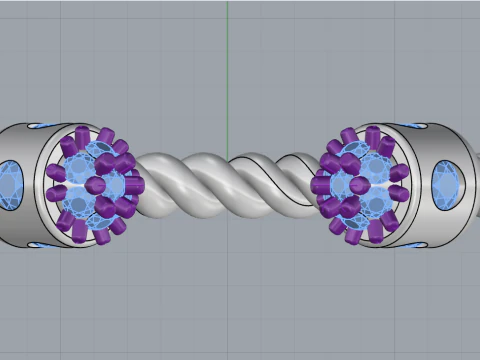 Anel modelo 874 Modelo de Impressão 3D