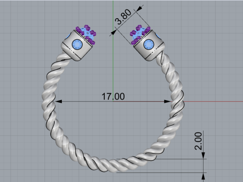 Ring model 874 3D 프린트 모델