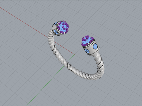 Ring model 874 3D 프린트 모델