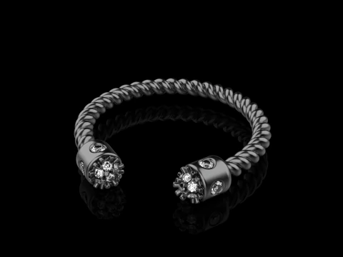 Anel modelo 874 Modelo de Impressão 3D