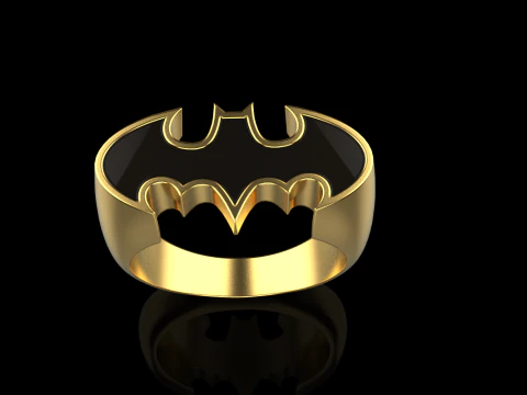 Batman yüzüğü modeli 873 3D Baskı Modeli