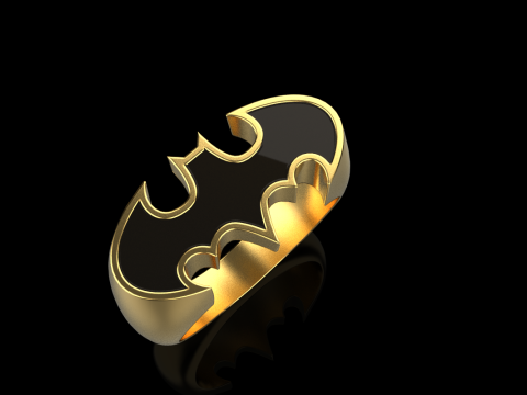 Batman ring model 873 3D Print Model