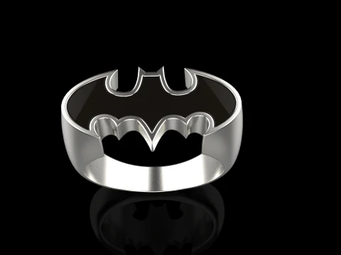 Batman ring model 873 3D Print Model