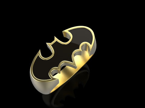 Batman ring model 873 3D Print Model
