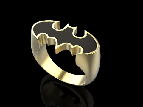 Batman ring model 873 3D Print Model