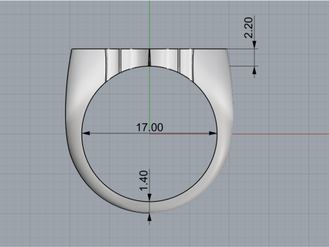 Batman ring model 873 3D Print Model