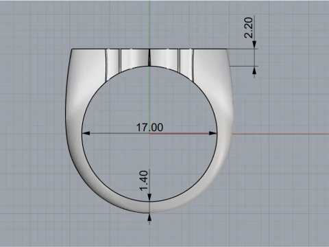 Batman ring model 873 3D Print Model