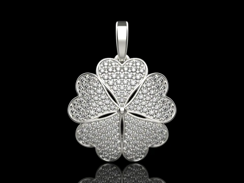 Clover pendant model 872 3D Print Model