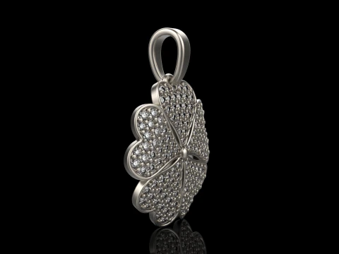 Clover pendant model 872 3D Print Model