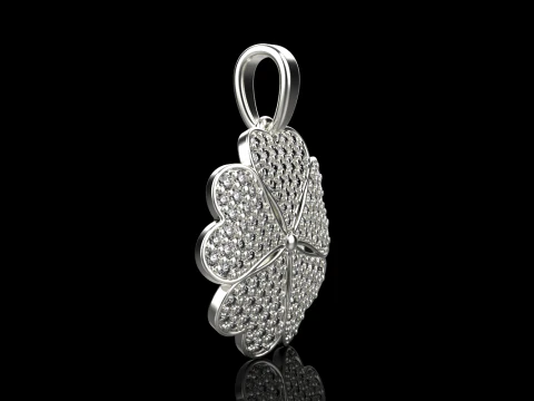 Clover pendant model 872 3D Print Model