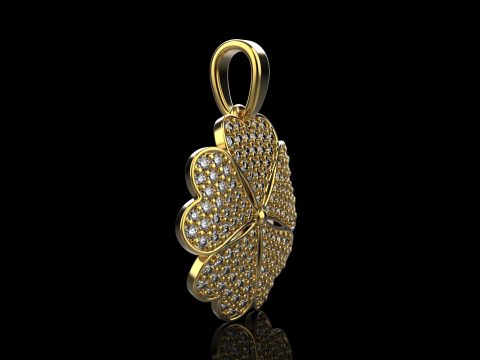 Clover pendant model 872 Model do druku 3D