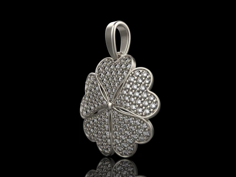 Clover pendant model 872 3D Print Model
