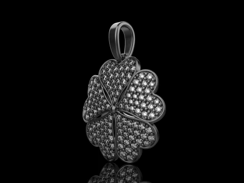 Clover pendant model 872 3D Print Model