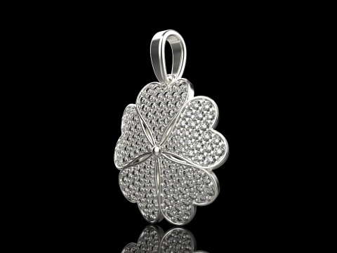 Clover pendant model 872 Model do druku 3D