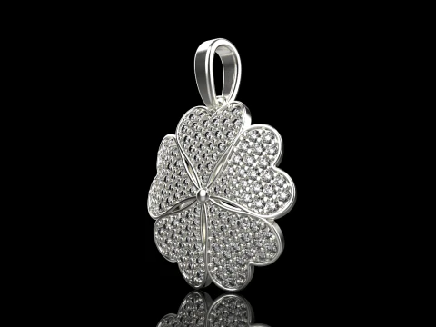 Clover pendant model 872 3D Print Model