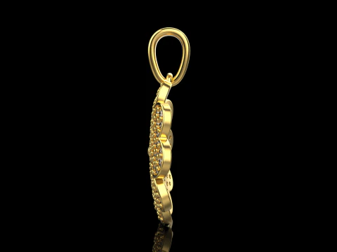 Clover pendant model 872 3D Print Model