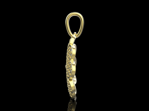 Clover pendant model 872 Model do druku 3D