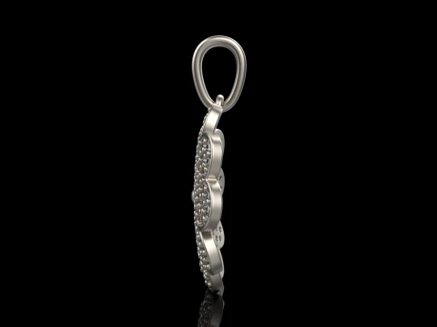 Clover pendant model 872 3D Print Model