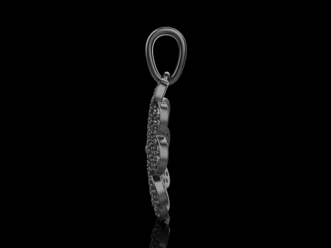 Clover pendant model 872 3D Print Model