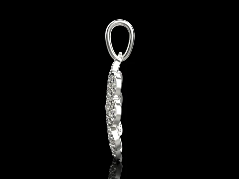 Clover pendant model 872 3D Print Model