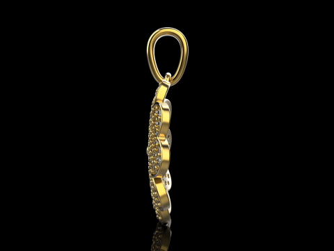 Clover pendant model 872 Model do druku 3D