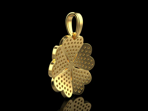Clover pendant model 872 3D Print Model