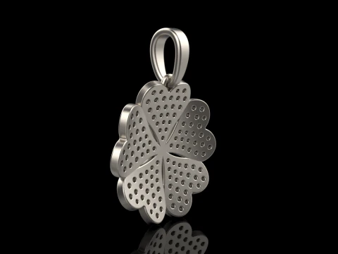 Clover pendant model 872 3D Print Model