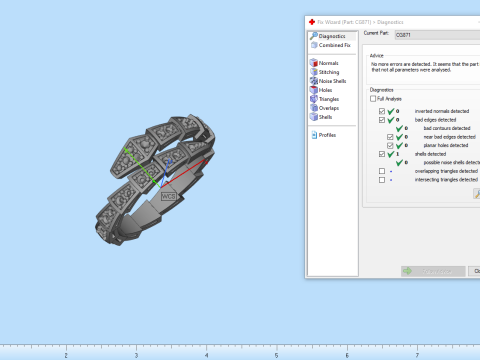 Wedding ring model 871 Model Cetak 3D