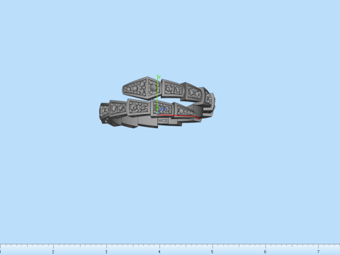 Wedding ring model 871 Model Cetak 3D