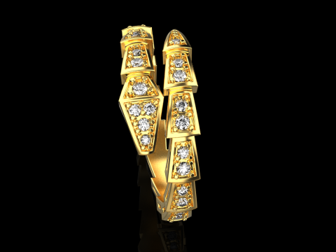Wedding ring model 871 Model Cetak 3D