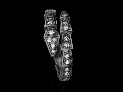 Wedding ring model 871 Model Cetak 3D